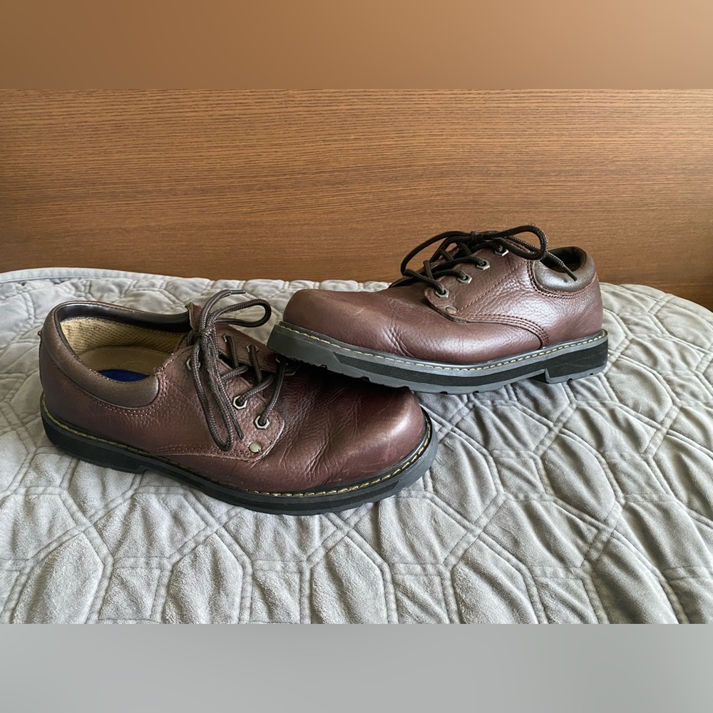 Dr Scholls Harrington Leather Dress Casual Work Shoes Slip Resistant Size 10.5